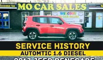 
									AUTOMATIC_1.6 Diesel ULEZ_2017 Jeep Renegade_£35 Tax_88k Miles_8m MOT_Srvc Hstry_Bluetooth_P-Snsrs_x2 Keys_3 months Warranty full								