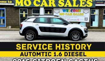 
									AUTOMATIC_1.6 Diesel_2015 Citroen C4 Cactus_£20 Tax_12m MOT_126k Mile_Srvc Hstry_Bluetooth_Parking Sensors_x2 Keys_3 months Warranty full								