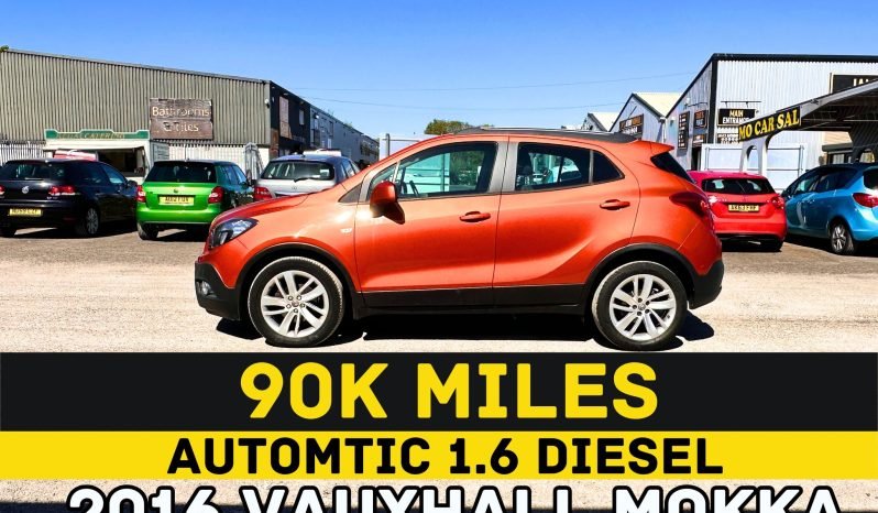 
								AUTOMATIC_1.6 Diesel ULEZ Free_2016 Vauxhall Mokka_90k Miles_11m MOT_Srvc Hstry_Bluetooth_Parking Sensors_3 months Warranty full									
