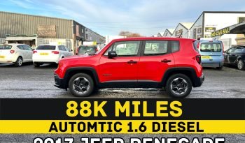 
									AUTOMATIC_1.6 Diesel ULEZ_2017 Jeep Renegade_£35 Tax_88k Miles_8m MOT_Srvc Hstry_Bluetooth_P-Snsrs_x2 Keys_3 months Warranty full								