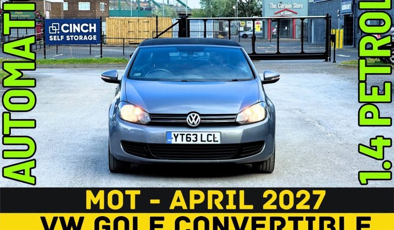 
								AUTOMATIC_1.4 Petrol_2013 VW Golf Convertible_12m MOT_104k Miles_Srvc Hstry_Bluetooth_Parking Sensors_x2 Keys_3 months Warranty full									