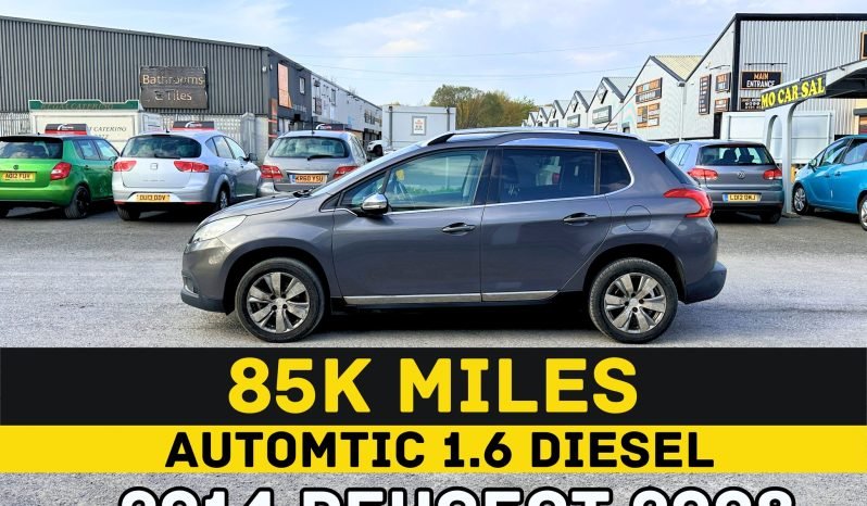 
								AUTOMATIC_1.6 Diesel_2014 Peugeot 2008_£20 Tax_06m MOT_85k Miles_Bluetooth_P-Snsrs_x2 Keys_3 months Warranty full									