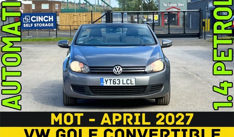 
								AUTOMATIC_1.4 Petrol_2013 VW Golf Convertible_12m MOT_104k Miles_Srvc Hstry_Bluetooth_Parking Sensors_x2 Keys_3 months Warranty full									
