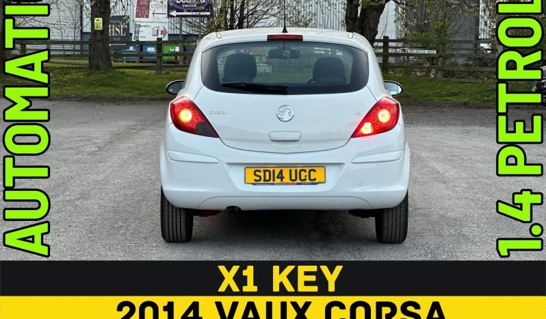 
								AUTOMATIC_1.4 Petrol_2014 Vauxhall Corsa_12m MOT_76k Miles_New Engine_x1 Key_3 months Warrant £100_ full									