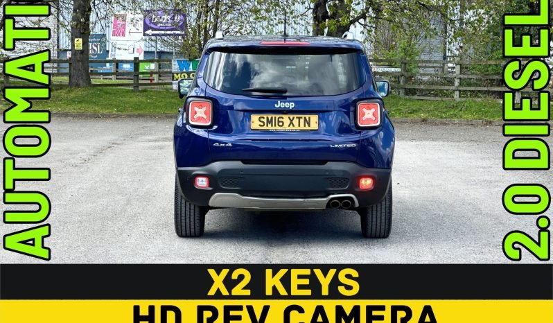 
								AUTOMATIC_4WD_2.0 Diesel ULEZ_2016 Jeep Renegade_12m MOT_88k Miles_Sat-Nav_HD Rev Cam_Bluetooth_Full Leather_x2 Keys_3 months Warranty full									