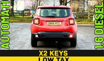 
									AUTOMATIC_1.6 Diesel ULEZ_2017 Jeep Renegade_£35 Tax_88k Miles_8m MOT_Srvc Hstry_Bluetooth_P-Snsrs_x2 Keys_3 months Warranty full								