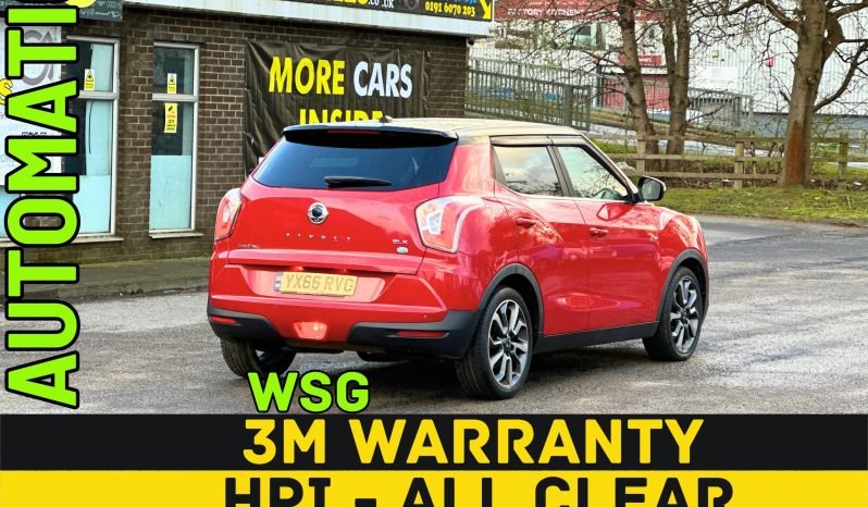 
								AUTOMATIC_1.6 Diesel_ULEZ_2016 SsangYong Tivoli_12m MOT_76k Miles__Sat-Nav_HD Rev Cam_Parking Sensors_Full Leather_x2 Keys_3 months Warranty full									