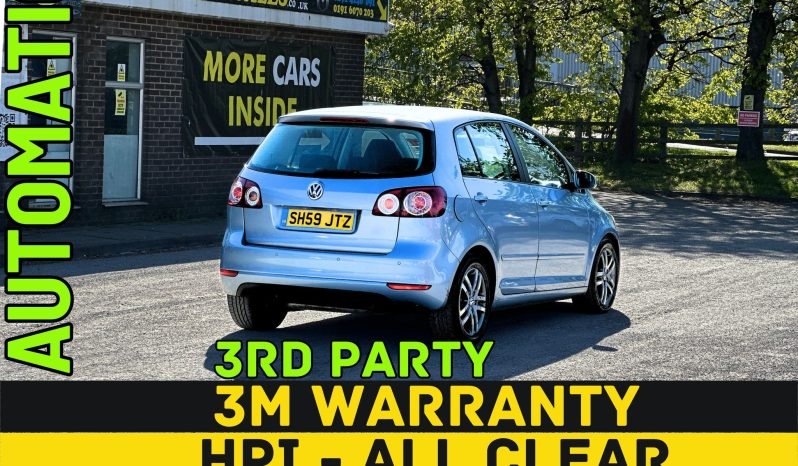 
								AUTOMATIC_1.4 Petrol_2010 VW Golf Plus_74k Miles_06m MOT_Srvc Hstry_Parking Sensors_x2 Keys_3 months Warranty full									