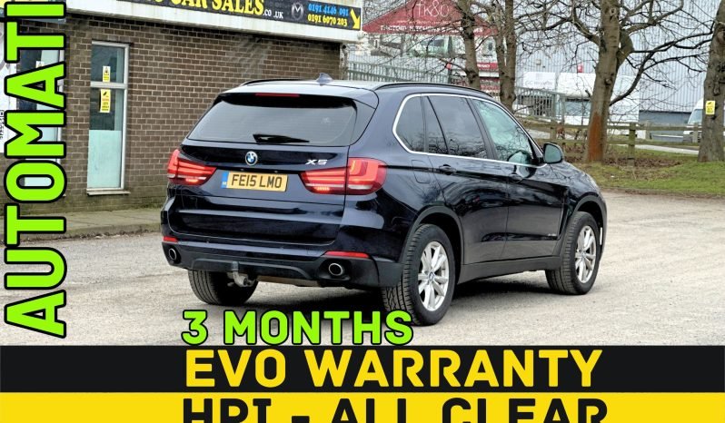 
								AUTOMATIC_7 Seater_4WD_3.0 Diesel ULEZ_2015 BMW x5_9m MOT_120k Mile_Sat-Nav_Bluetooth_Full Leather_Tow-bar_Parking Sensors_3 months Evo Warranty full									