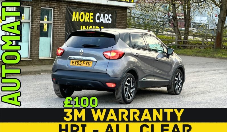 
								AUTOMATIC_1.5 Diesel ULEZ_2015 Renault Captur_£20 Road Tax_6m MOT_118k Miles_Sat-Nav_Bluetooth_Parking Sensors_3 months WSG Warranty_£50 full									