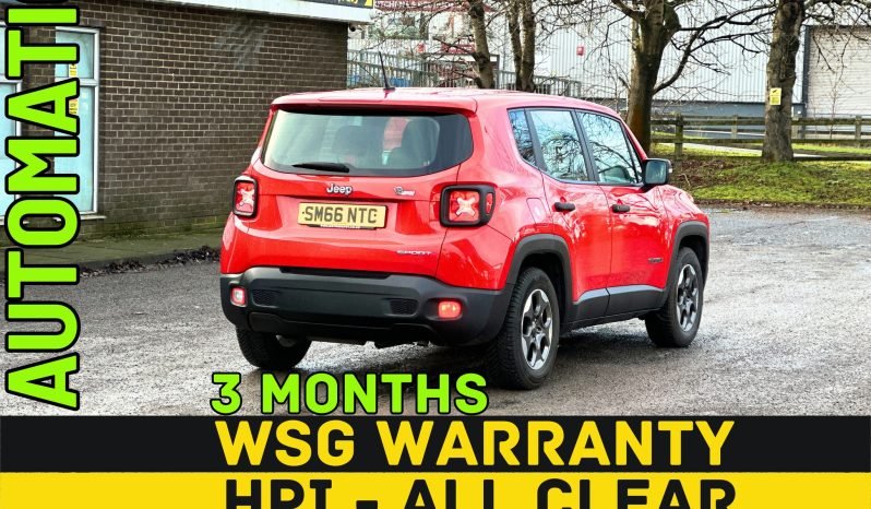 
								AUTOMATIC_1.6 Diesel ULEZ_2017 Jeep Renegade_£35 Tax_88k Miles_8m MOT_Srvc Hstry_Bluetooth_P-Snsrs_x2 Keys_3 months Warranty full									