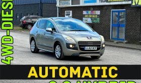 AUTOMATIC_4WD_2.0 Diesel-Hybrid_2013 Peugeot 3008_£20 Tax_6m MOT_86k Miles_Sat-Nav_B’tooth_Sun-Roof_P-Snsrs_x2 Keys_3 months Warranty