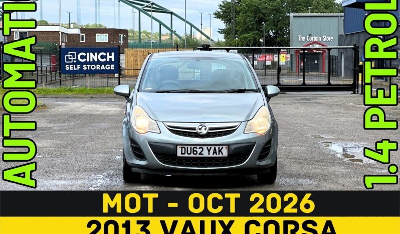 
								AUTOMATIC_1.4 Petrol_2012 Vauxhall Corsa_76k Miles_06m MOT_Bluetooth_HD Rev Camera_Media Screen_3rd Party Warranty £50_ full									