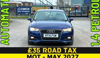 
									AUTOMATIC_1.4 Petrol_2014 Audi A3_£35 Tax_12m MOT_116k Miles_Srvc Hstry_Bluetooth_x2 Keys_3m Warranty full								