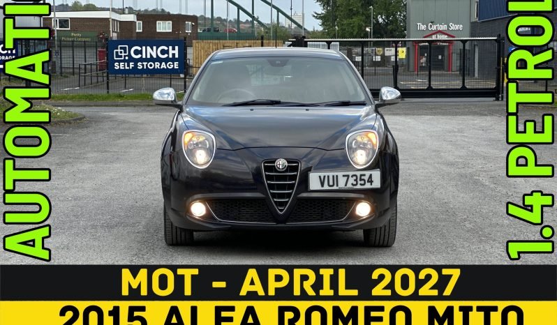 
								AUTOMATIC_1.4 Petrol_2015 Alfa Romeo Mito_12m MOT_116k Miles_Bluetooth_Parking Sensors_x2 Keys_3 months Warranty full									