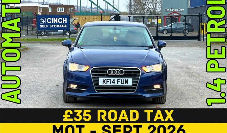 
								AUTOMATIC_1.4 Petrol_2014 Audi A3_£35 Tax_06m MOT_116k Miles_Srvc Hstry_Bluetooth_x2 Keys_3m Warranty full									