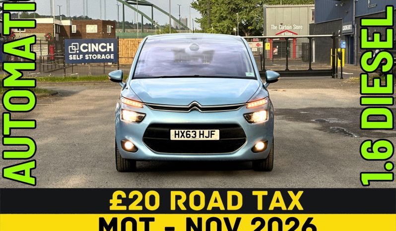 
								AUTOMATIC_1.6 Diesel_2013 Citroen C4 Picasso_£20 Tax_81k Miles_06m MOT_Sat-Nav_Rev Cam_Bluetooth_3 months Warranty full									