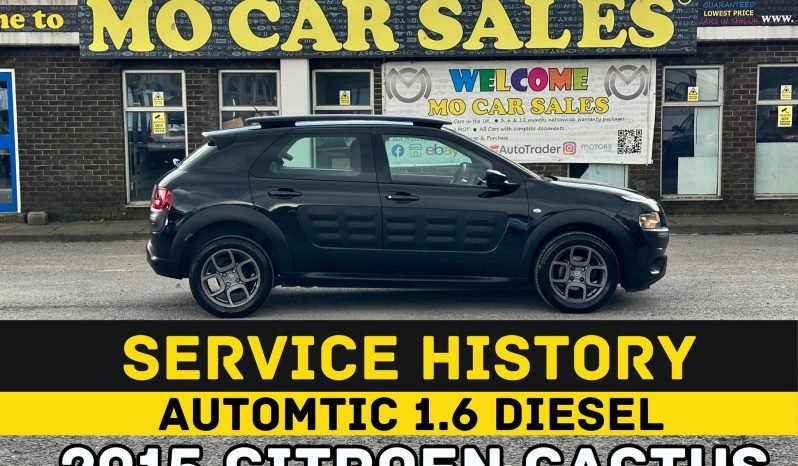 
								AUTOMATIC_1.6 Diesel_2015 Citroen C4 Cactus_£20 Tax_80k Miles_6m MOT_Srvc Hstry_3 months Warranty full									