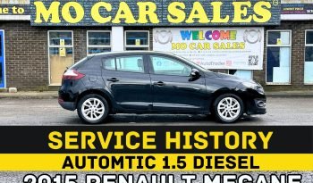 
									AUTOMATIC_1.5 Diesel_ULEZ_2015 Renault Megane_£20 Tax_12m MOT_64k Miles_Sat-Nav_Parking Sensors_x2 Keys_3rd Party Warranty £50 full								