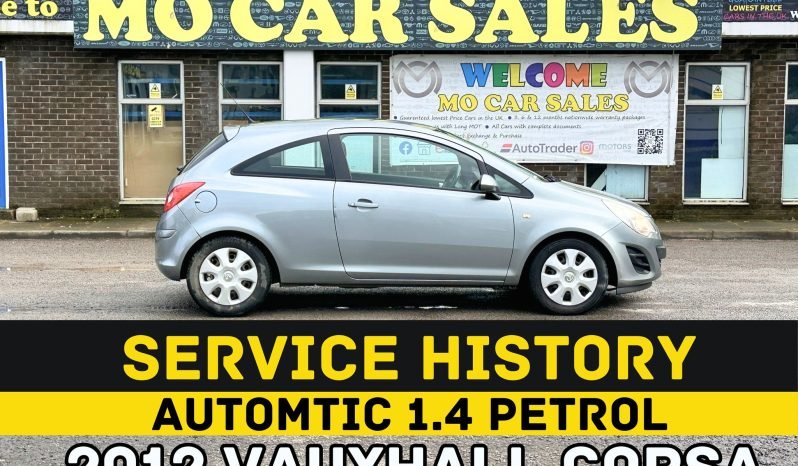 
								AUTOMATIC_1.4 Petrol_2012 Vauxhall Corsa_76k Miles_06m MOT_Bluetooth_HD Rev Camera_Media Screen_3rd Party Warranty £50_ full									