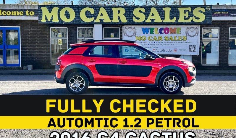 
								AUTOMATIC_1.2 Petrol_2016 Citroën C4 Cactus_66k Mile_10m MOT_B’tooth_x2 Keys full									