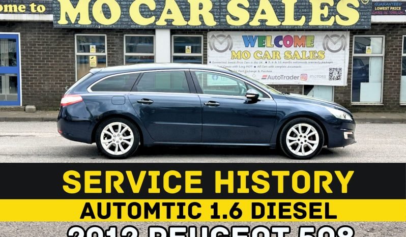 
								AUTOMATIC_1.6 Diesel_2012 Peugeot 508_£20 Tax_12m MOT_92k Miles_Sat-Nav-Bluetooth_Sun-Roof_x2 Keys_3 month Warranty £50 full									