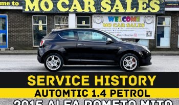 
									AUTOMATIC_1.4 Petrol_2015 Alfa Romeo Mito_12m MOT_116k Miles_Bluetooth_Parking Sensors_x2 Keys_3 months Warranty full								