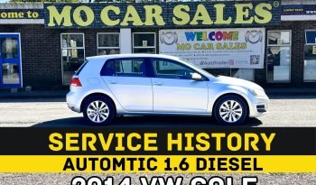 
									AUTOMATIC_1.6 Diesel_2014 VW Golf_£20 Tax_6m MOT_106k Miles_T-Belt DONE_Srvc Hstry_B’tooth_P-Snsrs_x2 Keys_3 months Warranty full								