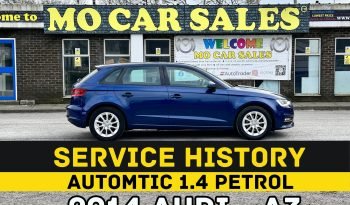 
									AUTOMATIC_1.4 Petrol_2014 Audi A3_£35 Tax_06m MOT_116k Miles_Srvc Hstry_Bluetooth_x2 Keys_3m Warranty full								