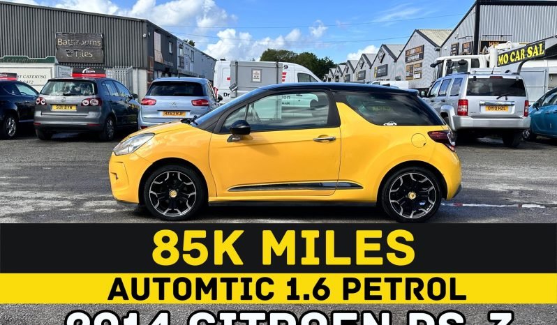 
								AUTOMATIC_1.6 Petrol_2014 Citreon DS-3_09m MOT_85k Miles_B’tooth_3m Warranty_ full									