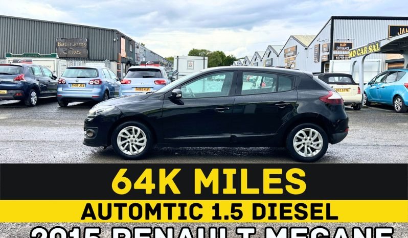 
								AUTOMATIC_1.5 Diesel_ULEZ_2015 Renault Megane_£20 Tax_12m MOT_64k Miles_Sat-Nav_Parking Sensors_x2 Keys_3rd Party Warranty £50 full									