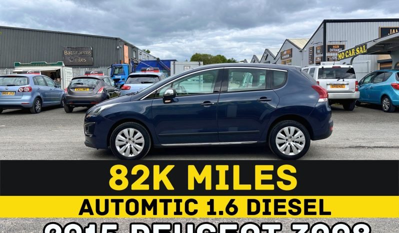 
								AUTOMATIC_1.6 Diesel_2015 Peugeot 3008_£20 Tax_82k Miles_10m MOT_Bluetooth_Parking Snsrs full									