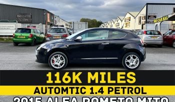 
									AUTOMATIC_1.4 Petrol_2015 Alfa Romeo Mito_12m MOT_116k Miles_Bluetooth_Parking Sensors_x2 Keys_3 months Warranty full								