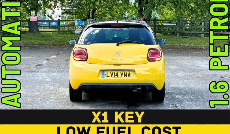 
								AUTOMATIC_1.6 Petrol_2014 Citreon DS-3_09m MOT_85k Miles_B’tooth_3m Warranty_ full									