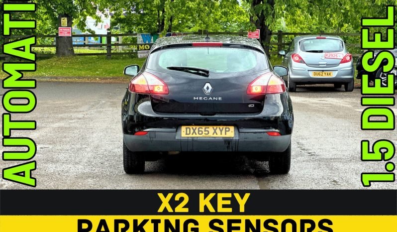 
								AUTOMATIC_1.5 Diesel_ULEZ_2015 Renault Megane_£20 Tax_12m MOT_64k Miles_Sat-Nav_Parking Sensors_x2 Keys_3rd Party Warranty £50 full									