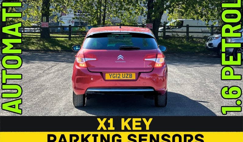 
								AUTOMATIC_1.6 Petrol_2012 Citroen C4_12m MOT_88k Mile_Fully Srvcd_Bluetooth_Parking Sensors_x1 Key_3 month Warranty £50 full									