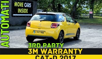 
									AUTOMATIC_1.6 Petrol_2014 Citreon DS-3_09m MOT_85k Miles_B’tooth_3m Warranty_ full								