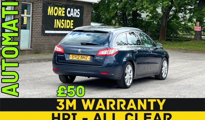 
								AUTOMATIC_1.6 Diesel_2012 Peugeot 508_£20 Tax_12m MOT_92k Miles_Sat-Nav-Bluetooth_Sun-Roof_x2 Keys_3 month Warranty £50 full									