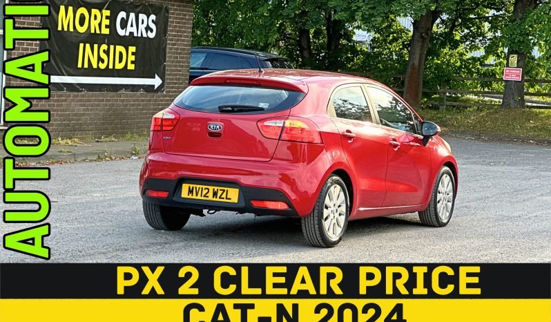 
								AUTOMATIC_1.4 Petrol_2012 Kia Rio_11m MOT_109k Miles_B’tooth_Srvc Hstry_Px 2 Clear Price_ full									
