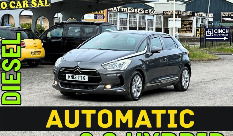 
								AUTOMATIC_2.0 Hybird-Diesel_2013 DS-5_£20 Tax_12m MOT_115k Miles_P-Snsrs_3m Warranty full									