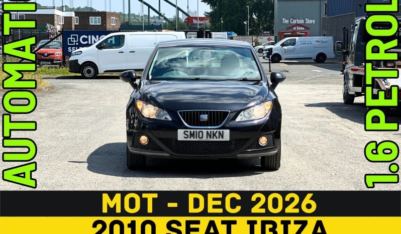 
								AUTOMATIC_1.6 Petrol_2010 Seat Ibiza_102k Miles_06m MOT_Srvc Hstry_Px 2 Clear Price_ full									