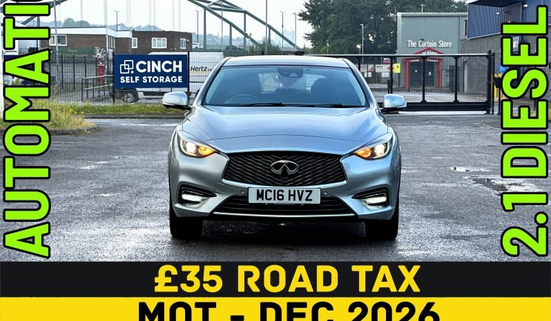 
								AUTOMATIC_2.1 Diesel 2016 Infiniti Q30 Premium_ULEZ_£35 Tax_06m MOT_102k Miles_Top Specs_FXD PRICE full									