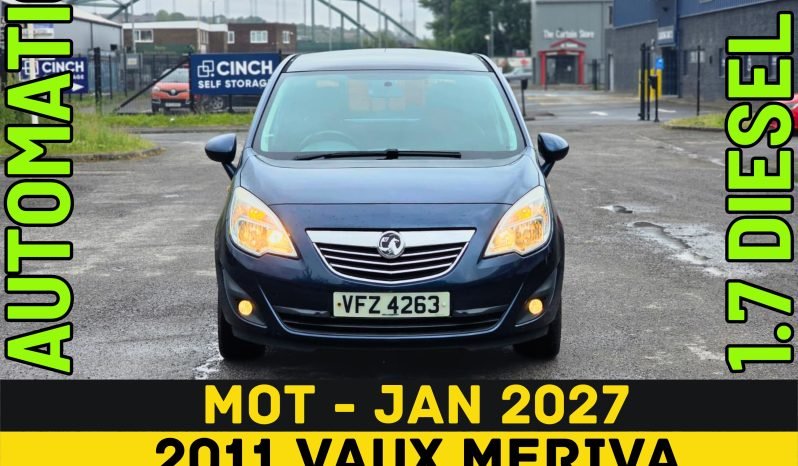 
								AUTOMATIC_1.7 Diesel_2011 Vauxhall Meriva_07m MOT_102k Miles_Srvc Hstry_Parking Snsrs_x2 Keys_PX 2 Clear Price full									