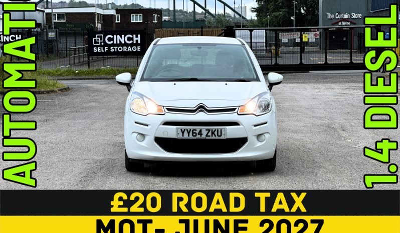 
								AUTOMATIC_1.4 Diesel_2015 Citroen C3_£20 Tax_12m MOT_70k Miles_3m warrnty_FXD PRICE full									