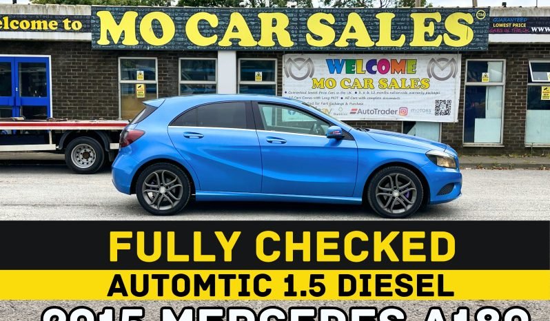 
								AUTOMATIC_1.5 Diesel 2015 Mercedes Benz A180_£20 Tax_12m MOT_120k Miles_Sat_Nav_B’tooth_ full									