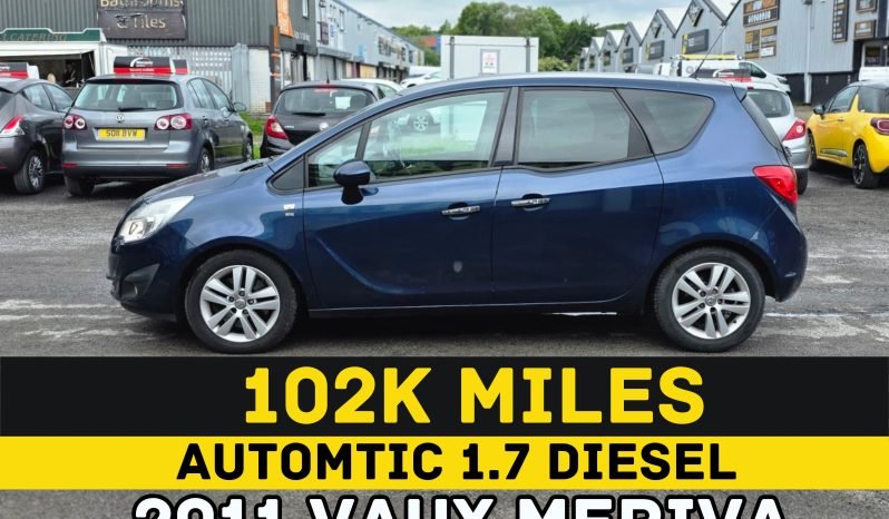 
								AUTOMATIC_1.7 Diesel_2011 Vauxhall Meriva_07m MOT_102k Miles_Srvc Hstry_Parking Snsrs_x2 Keys_PX 2 Clear Price full									