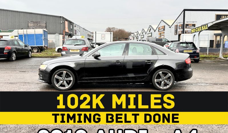 
								AUTOMATIC_2.0 Diesel_2012 Audi A4_12m MOT_103k Mile_T-Belt DONE_B’tooth_x2 Keys_FXD PRICE full									
