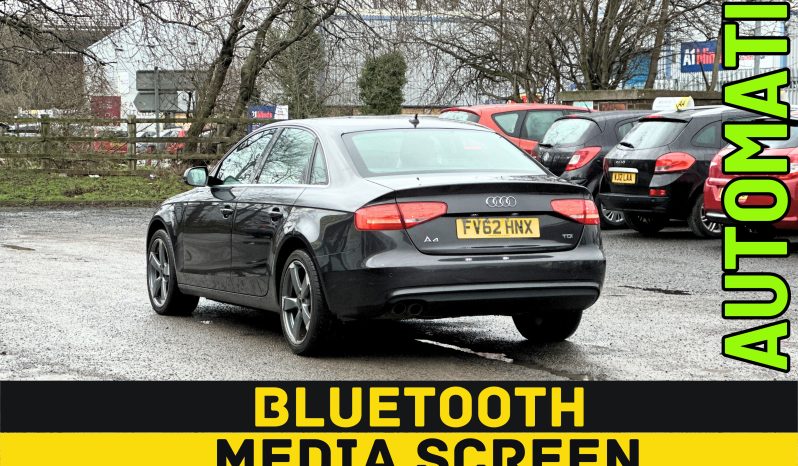 
								AUTOMATIC_2.0 Diesel_2012 Audi A4_12m MOT_103k Mile_T-Belt DONE_B’tooth_x2 Keys_FXD PRICE full									