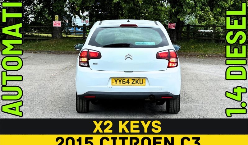
								AUTOMATIC_1.4 Diesel_2015 Citroen C3_£20 Tax_12m MOT_70k Miles_3m warrnty_FXD PRICE full									