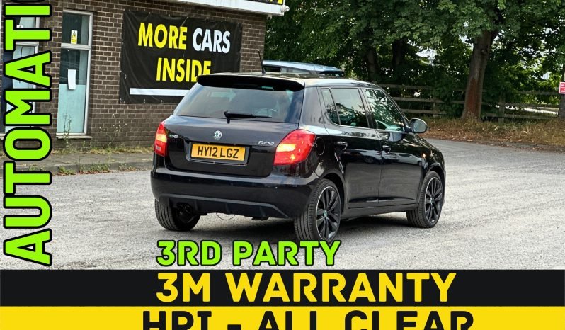 
								AUTOMATIC_1.4 Petrol_2012 Skoda Fabia VRS_105k Miles_06m MOT_Sat-Nav_B’tooth_P-Snsrs_FXD PRICE full									